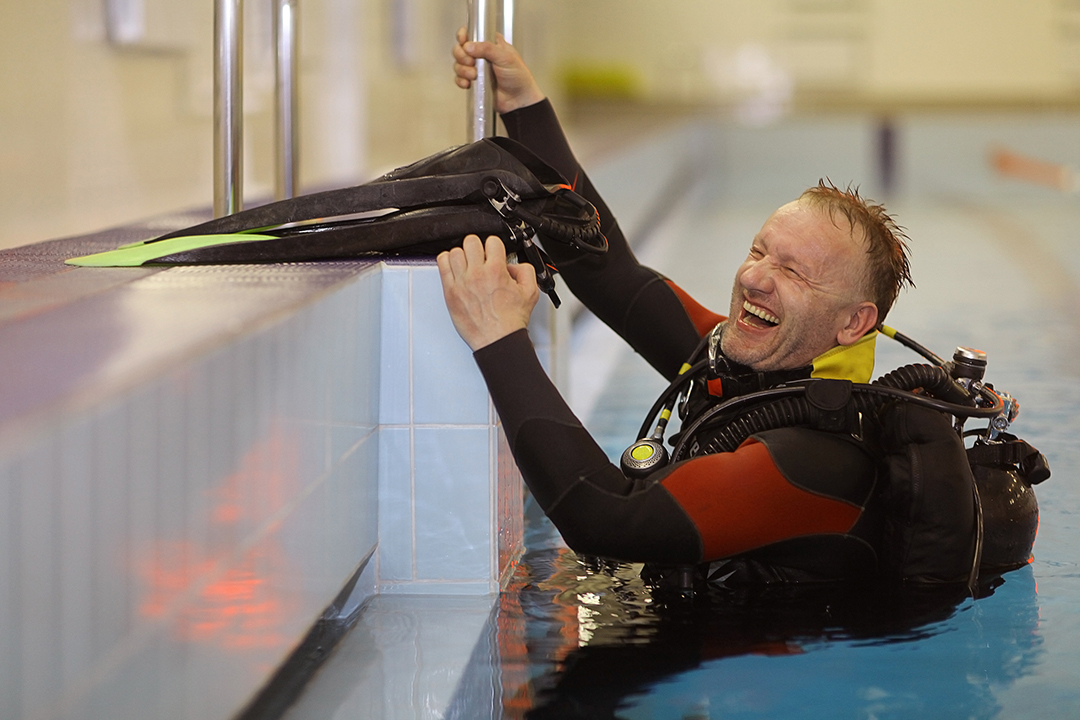 Try scuba diving without paying for the full Open Water Course. You will learn about all the equipment that you need to scuba dive and take your first breaths underwater.